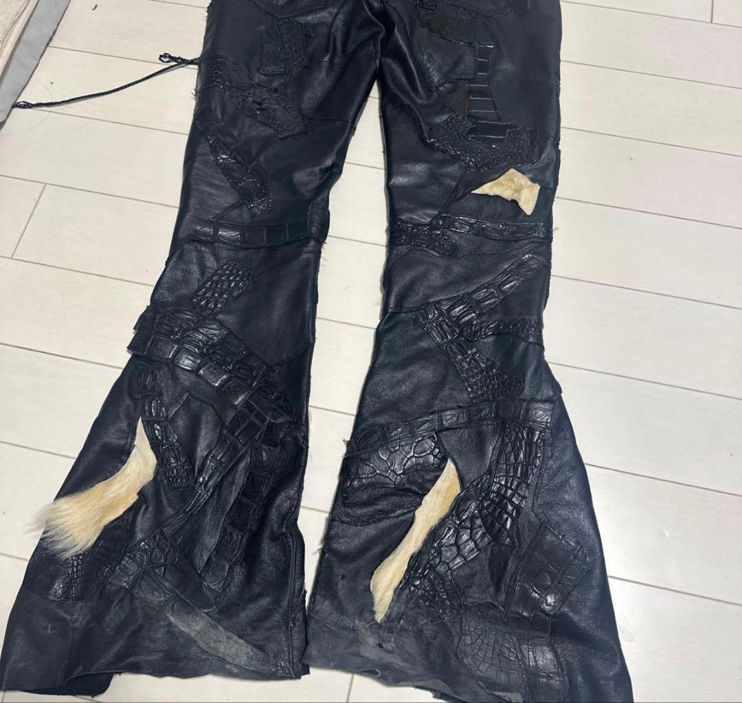 パンツ lgb ifsixwasnine leather pants archive