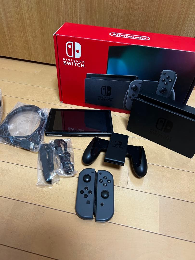 Nintendo Switch 本体　グレー　美品 任天堂 スイッチ