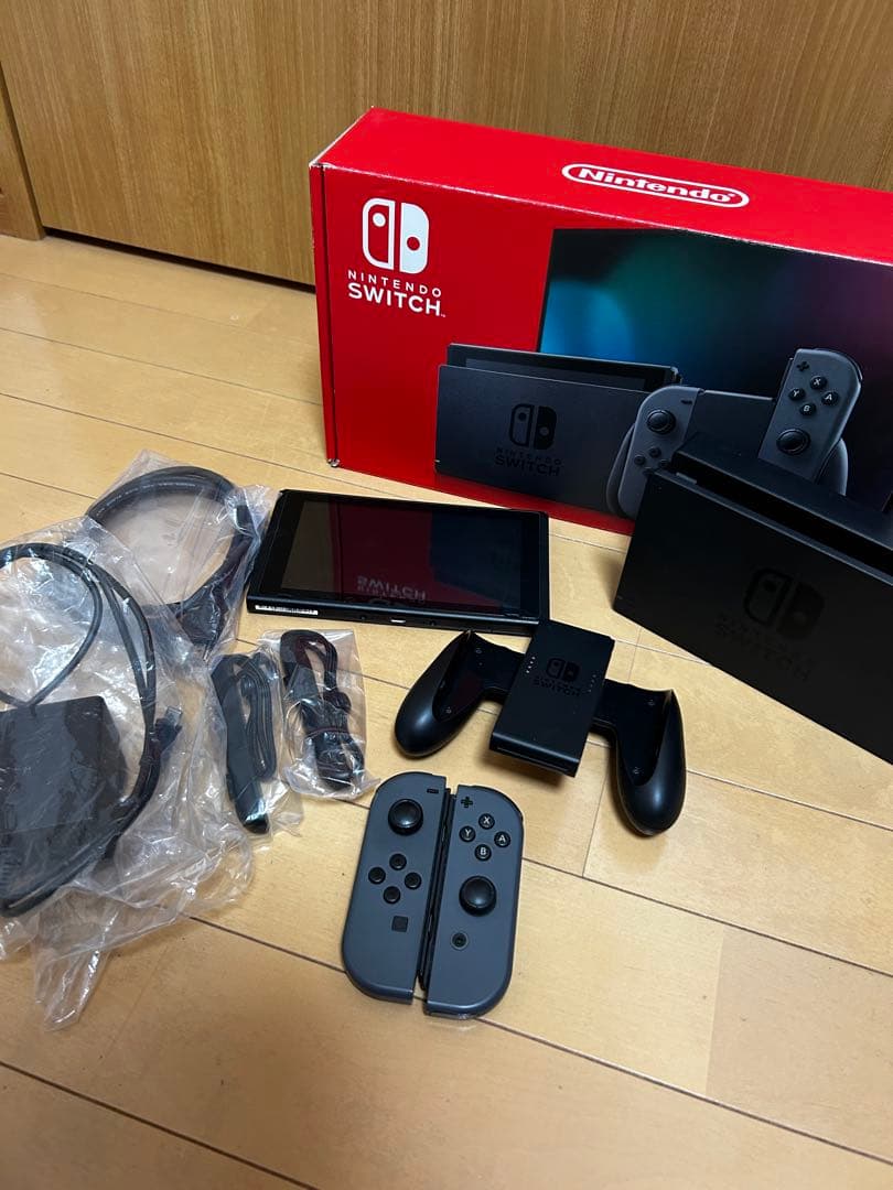 Nintendo Switch 本体　グレー　美品 任天堂 スイッチ