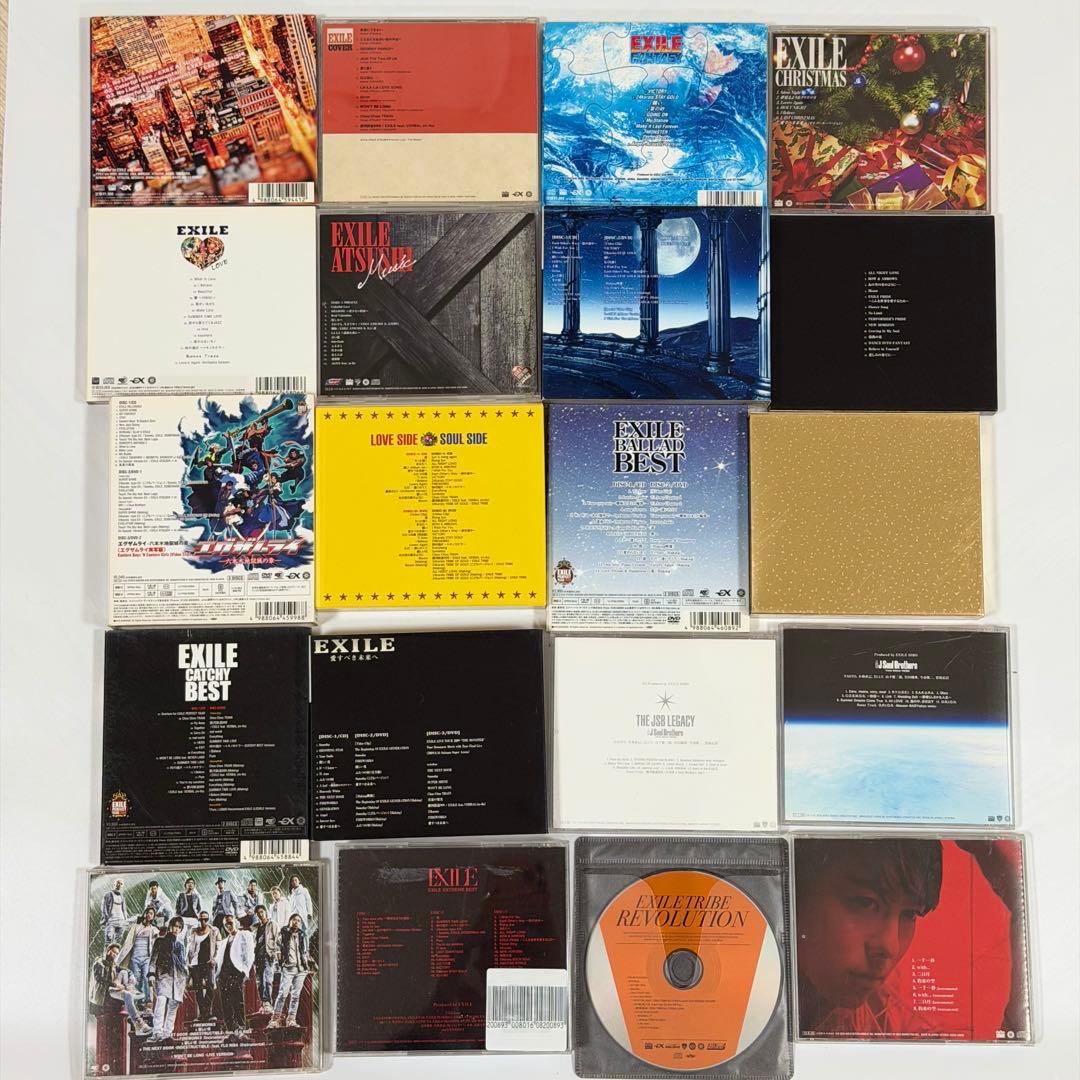 【極美品】　EXILE＆ATSUSHI ＆ 三代目JSB　CDアルバムまとめ売り