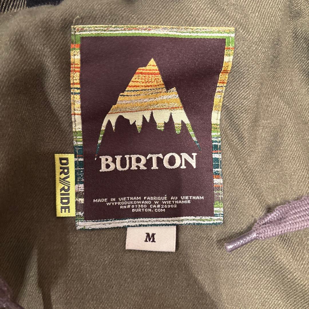 BURTON チェック柄ジャケット フード付き