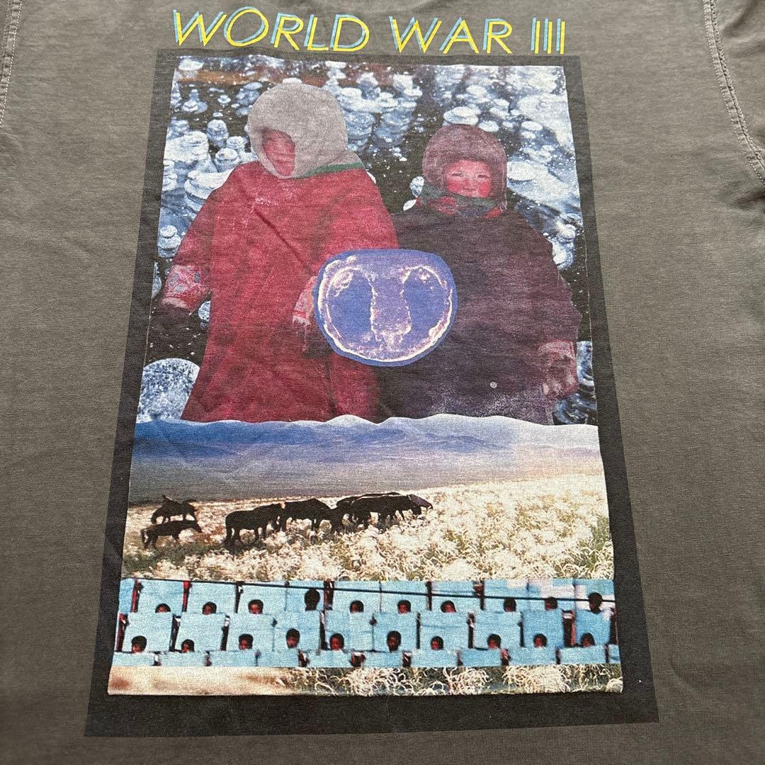 【未使用】GEZAN グレー Tシャツ WORLD WAR III M