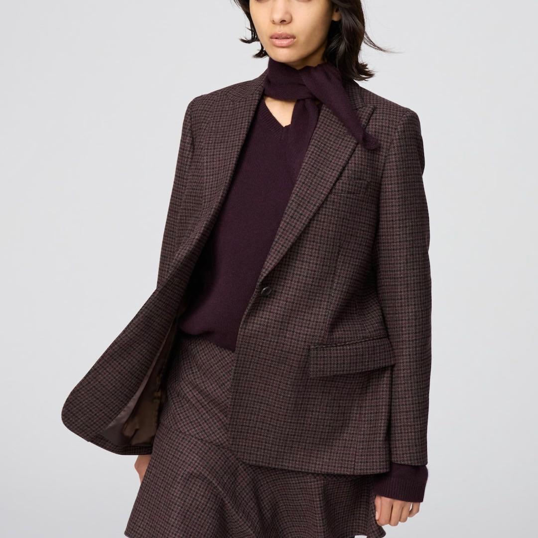 UNIQLO ツイードテーラードジャケット