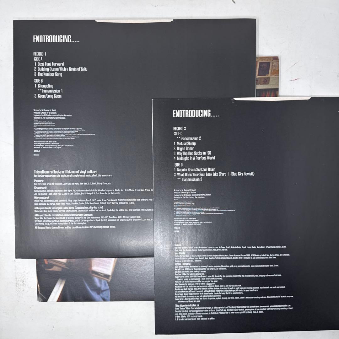 DJ Shadow / Endtroducing 2LP 2枚組レコード
