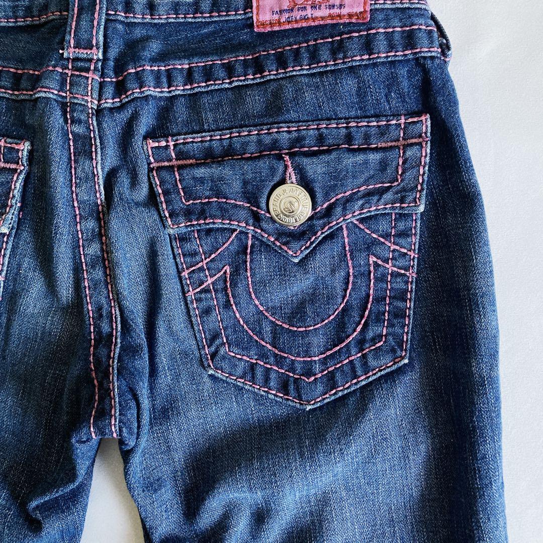 TRUE RELIGION 希少なピンクラベルのブーツカットデニム 27