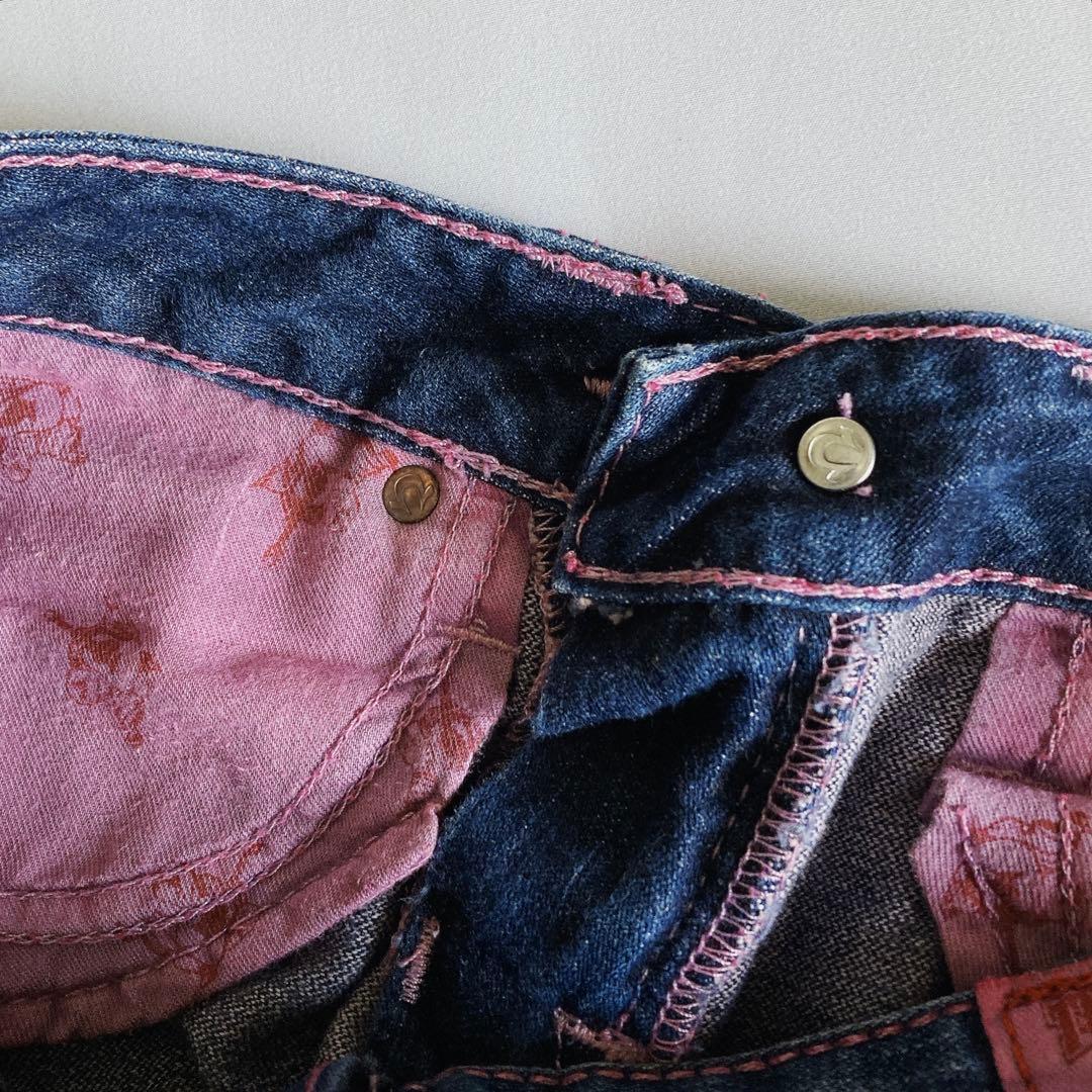 TRUE RELIGION 希少なピンクラベルのブーツカットデニム 27