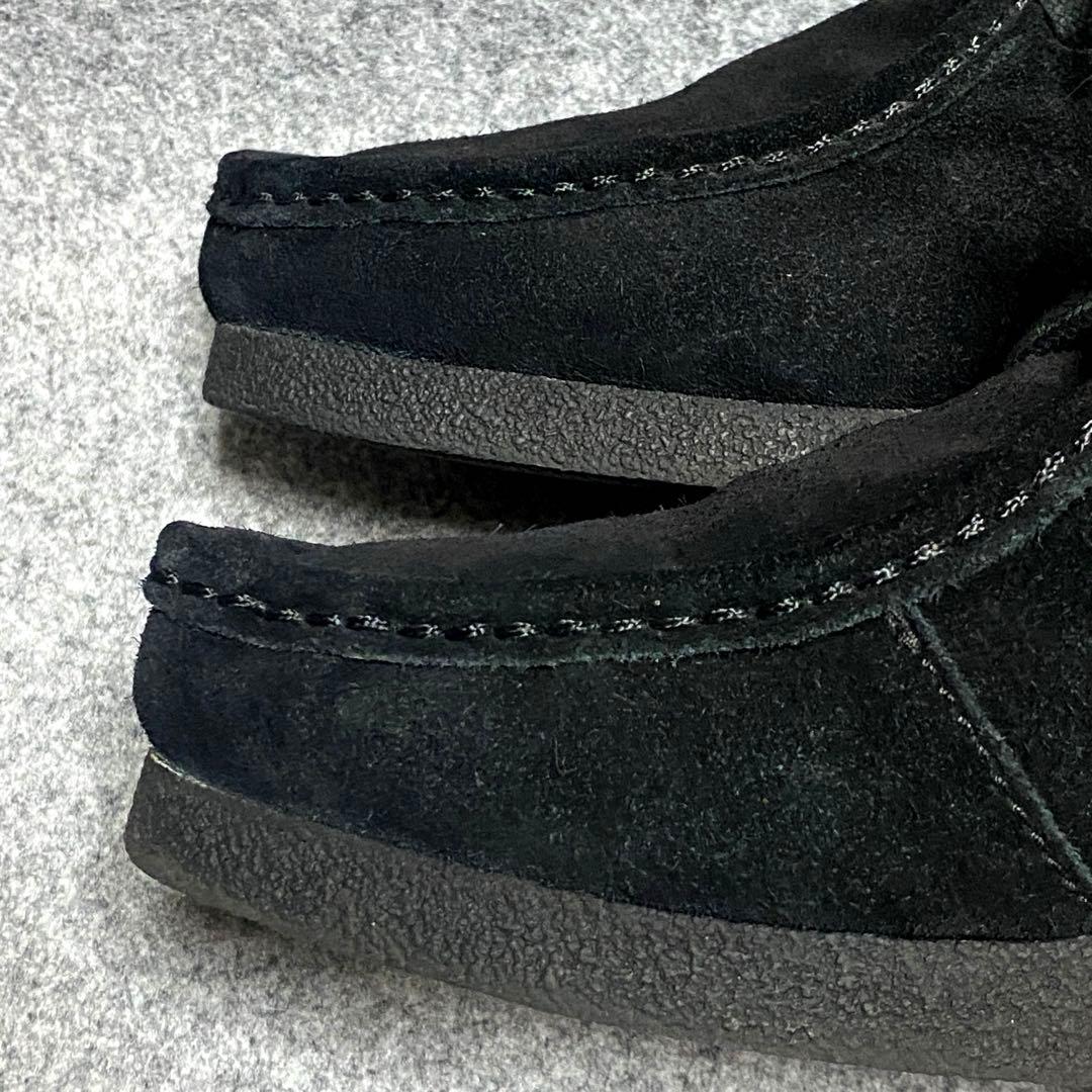 clarks クラークス　25.5cm ワラビー WALLABEE ブラック 黒