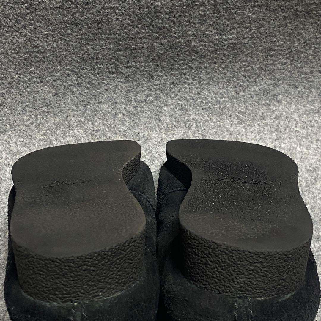clarks クラークス　25.5cm ワラビー WALLABEE ブラック 黒