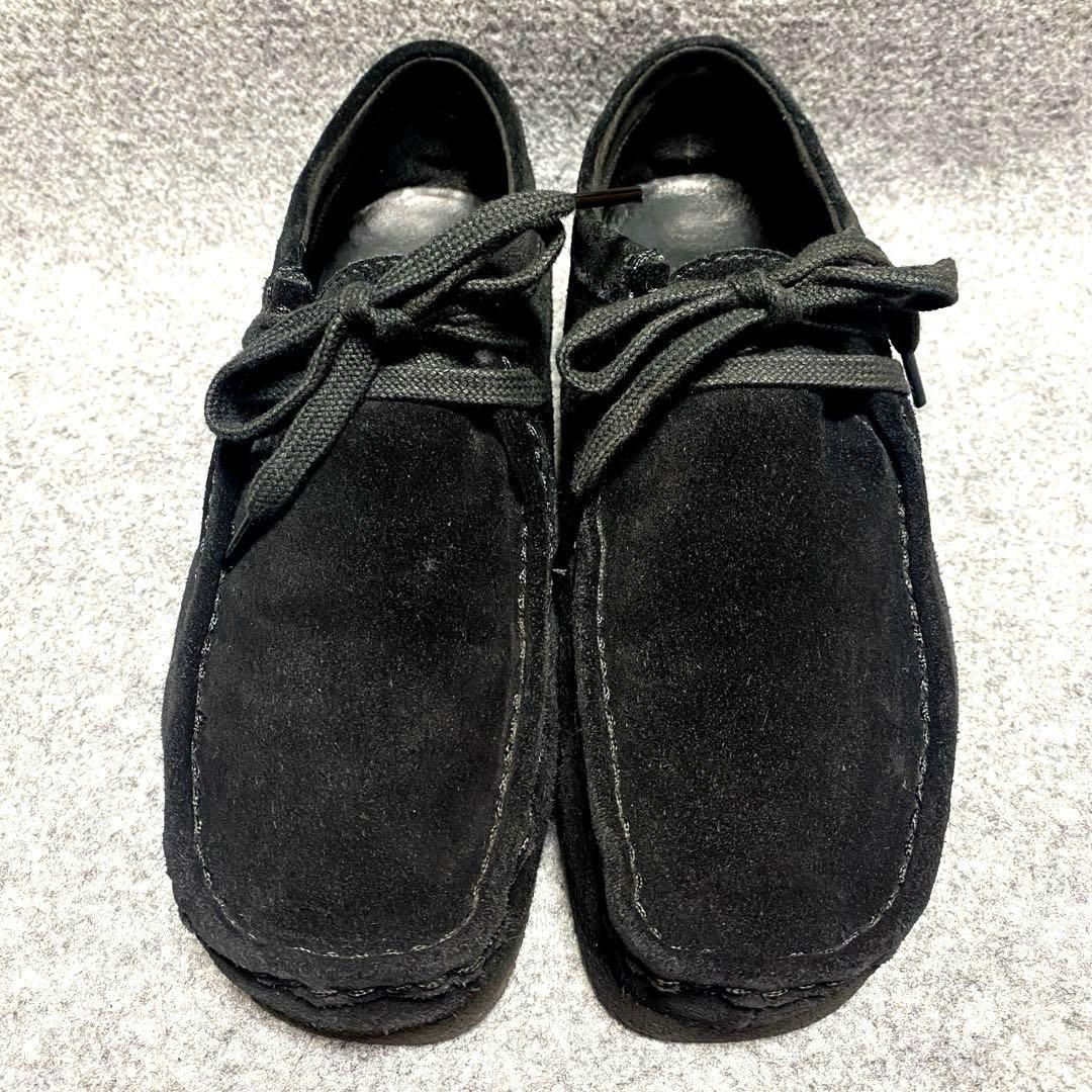 clarks クラークス　25.5cm ワラビー WALLABEE ブラック 黒