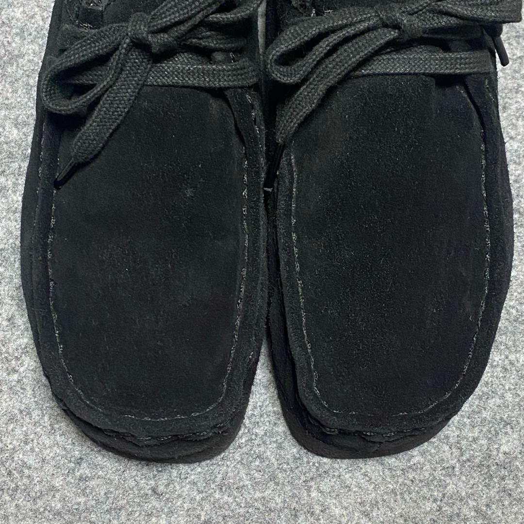 clarks クラークス　25.5cm ワラビー WALLABEE ブラック 黒