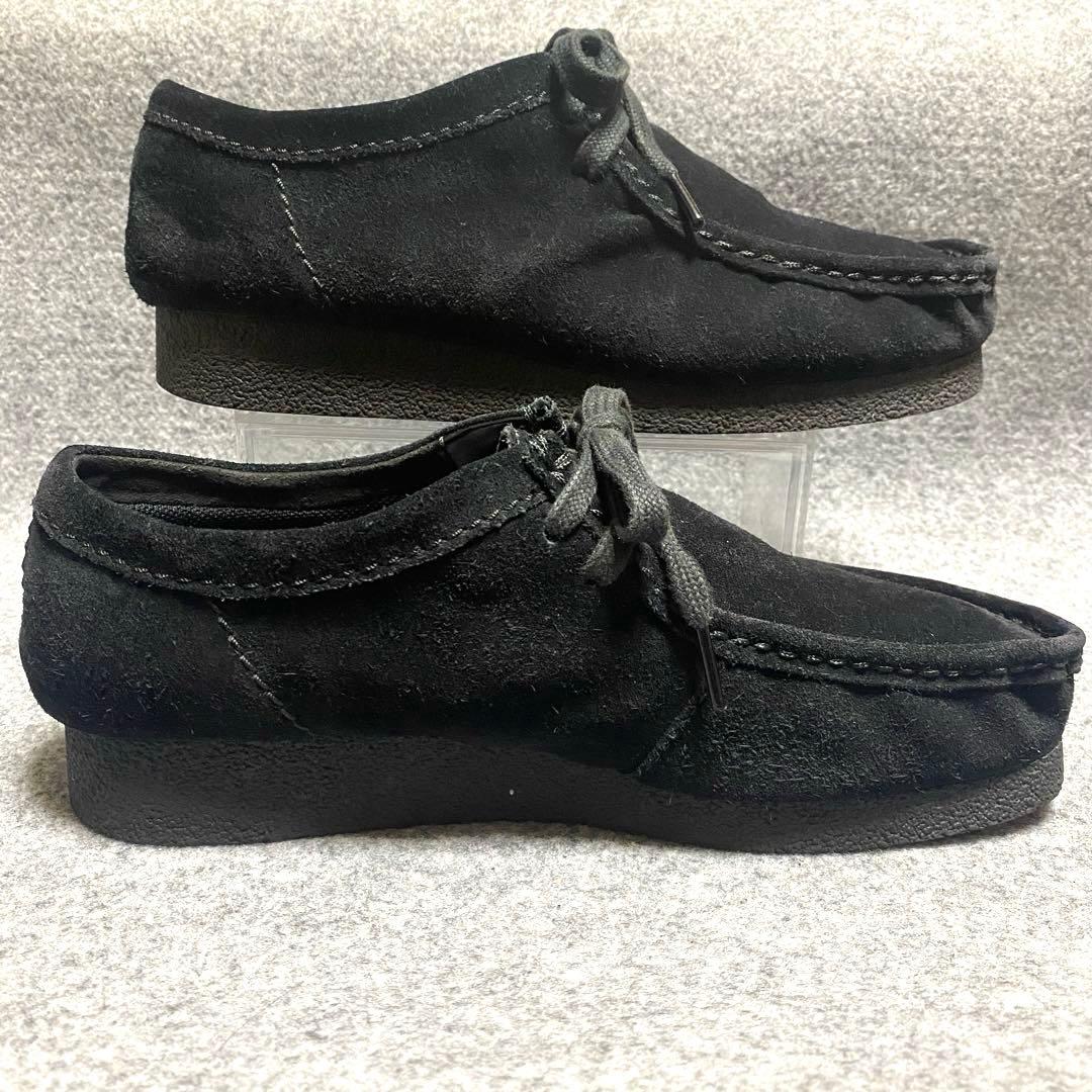 clarks クラークス　25.5cm ワラビー WALLABEE ブラック 黒
