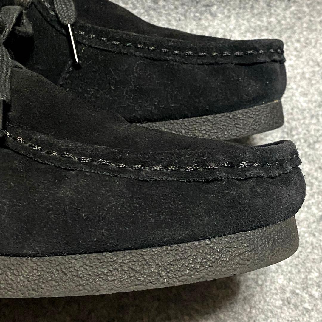 clarks クラークス　25.5cm ワラビー WALLABEE ブラック 黒