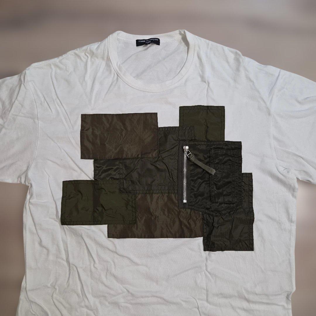 COMME des GARCONS HOMME パッチワークTシャツ
