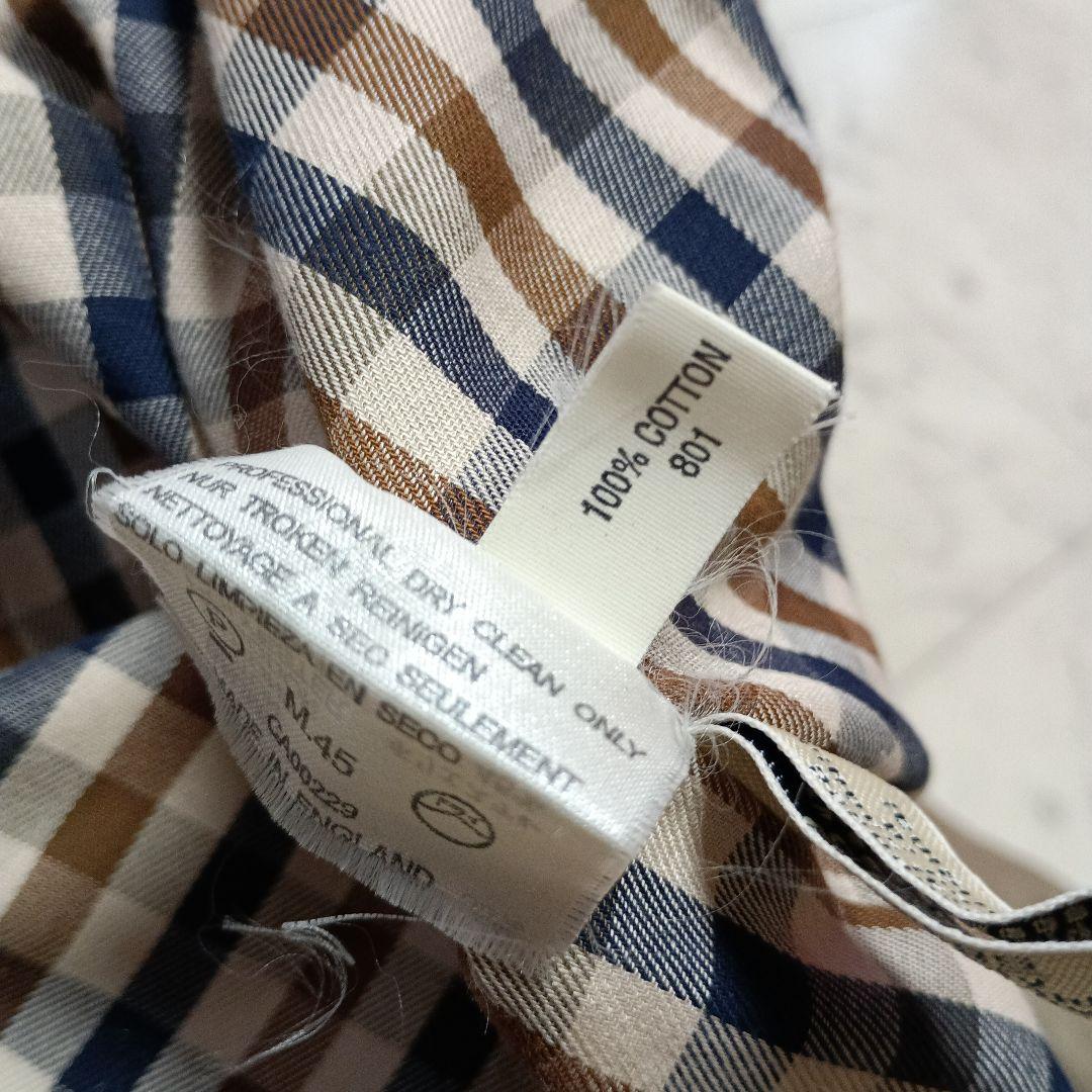 Aquascutum アクアスキュータム ステンカラーコート 比翼 Ｍ