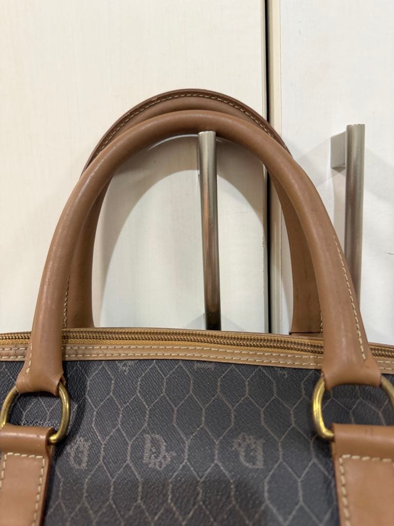 Dior ボストンバッグ ヌメ革