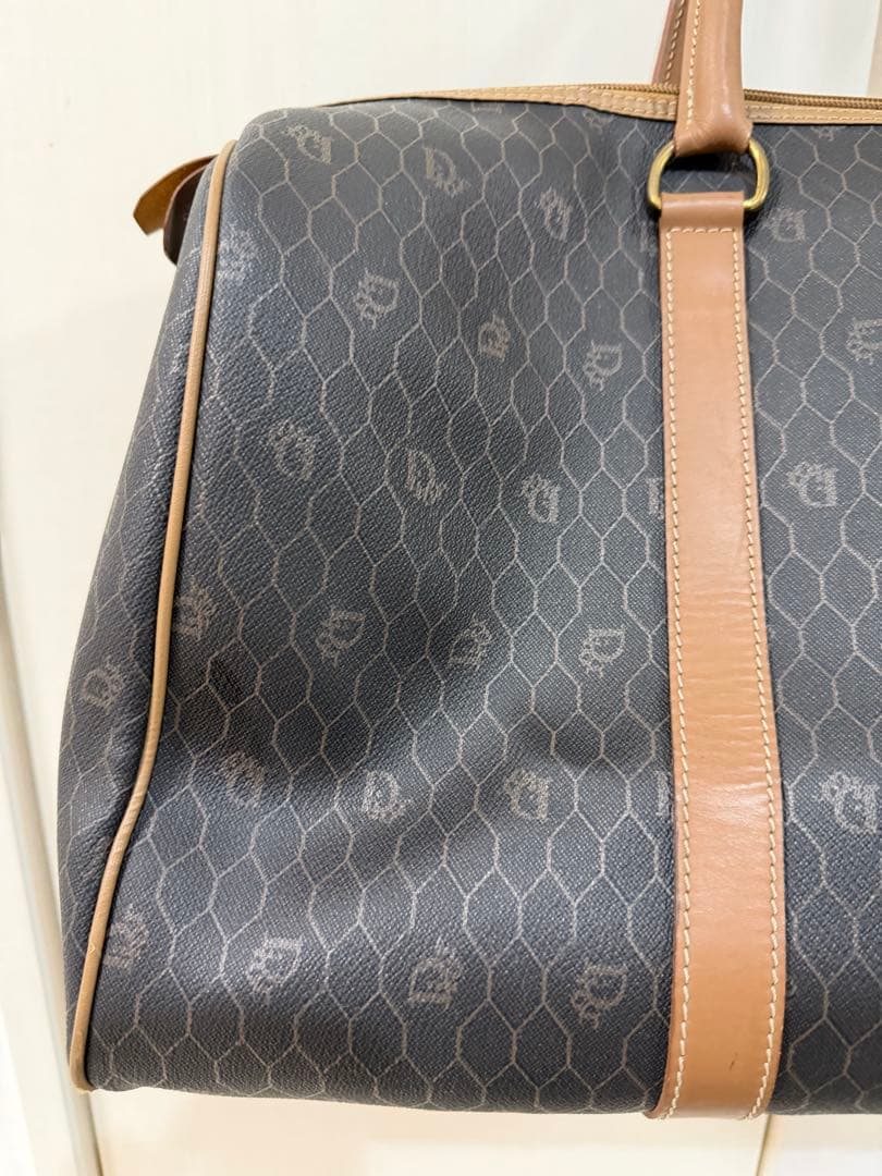 Dior ボストンバッグ ヌメ革