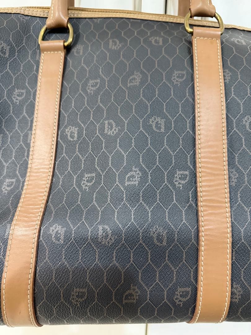 Dior ボストンバッグ ヌメ革