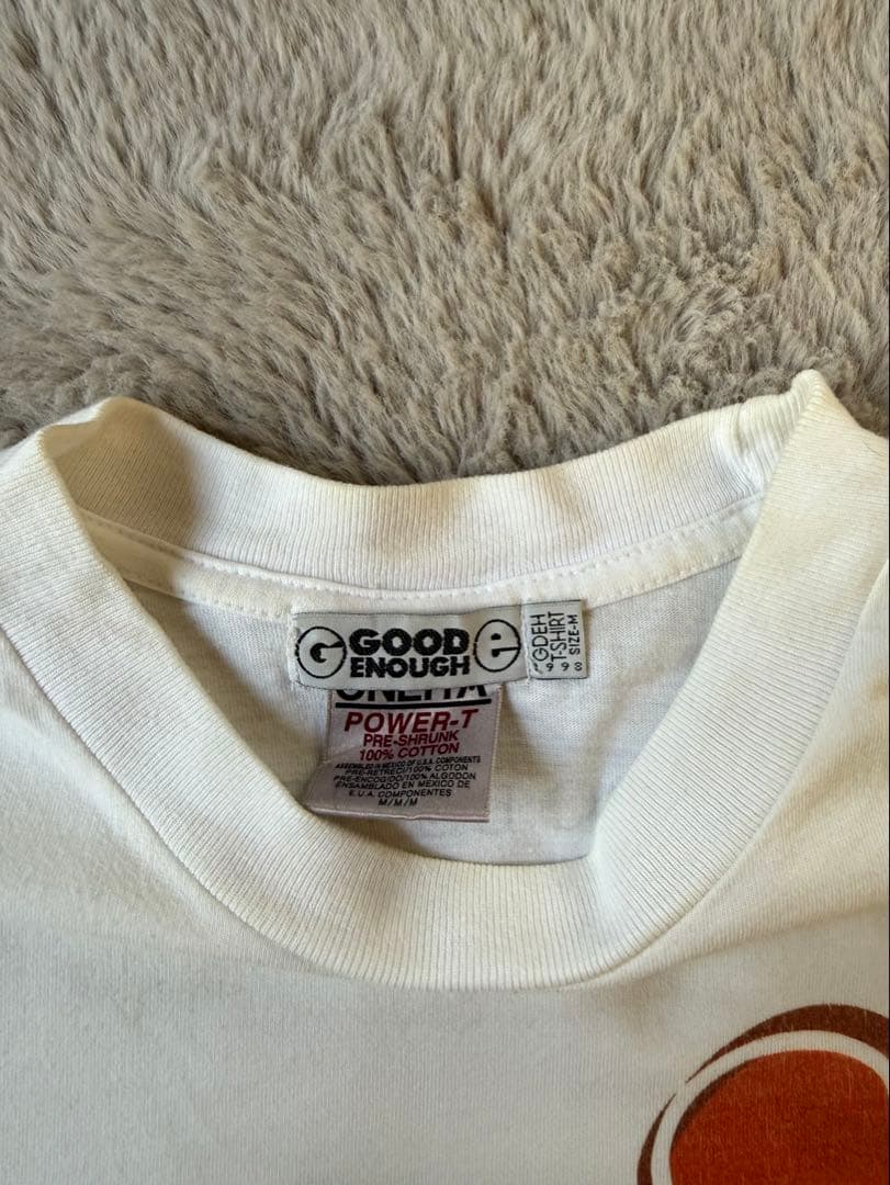 90's GOODENOUGH グッドイナフ グラムT 白 ONITA M