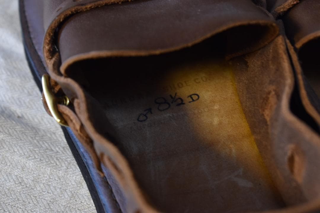 AURORA SHOES ミドルイングリッシュ　オーロラシューズ８H　メンズ