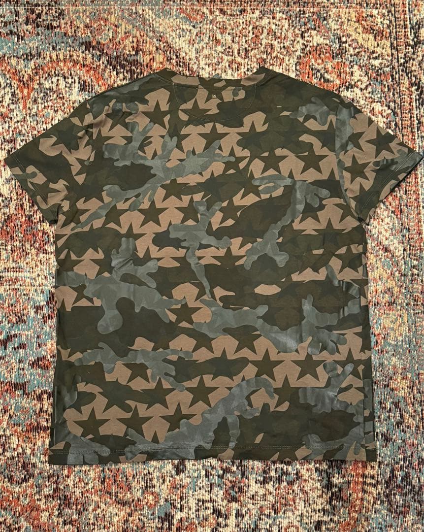 新品未使用VALENTINO ヴァレンティノ スターカモフラージュ迷彩 Tシャツ