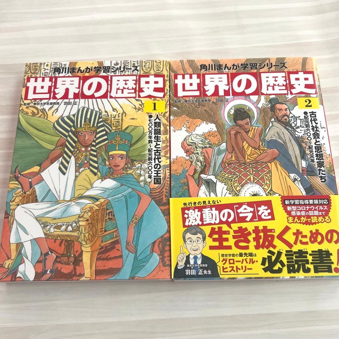 世界の歴史1-20巻全巻セット 角川まんが 学習シリーズ