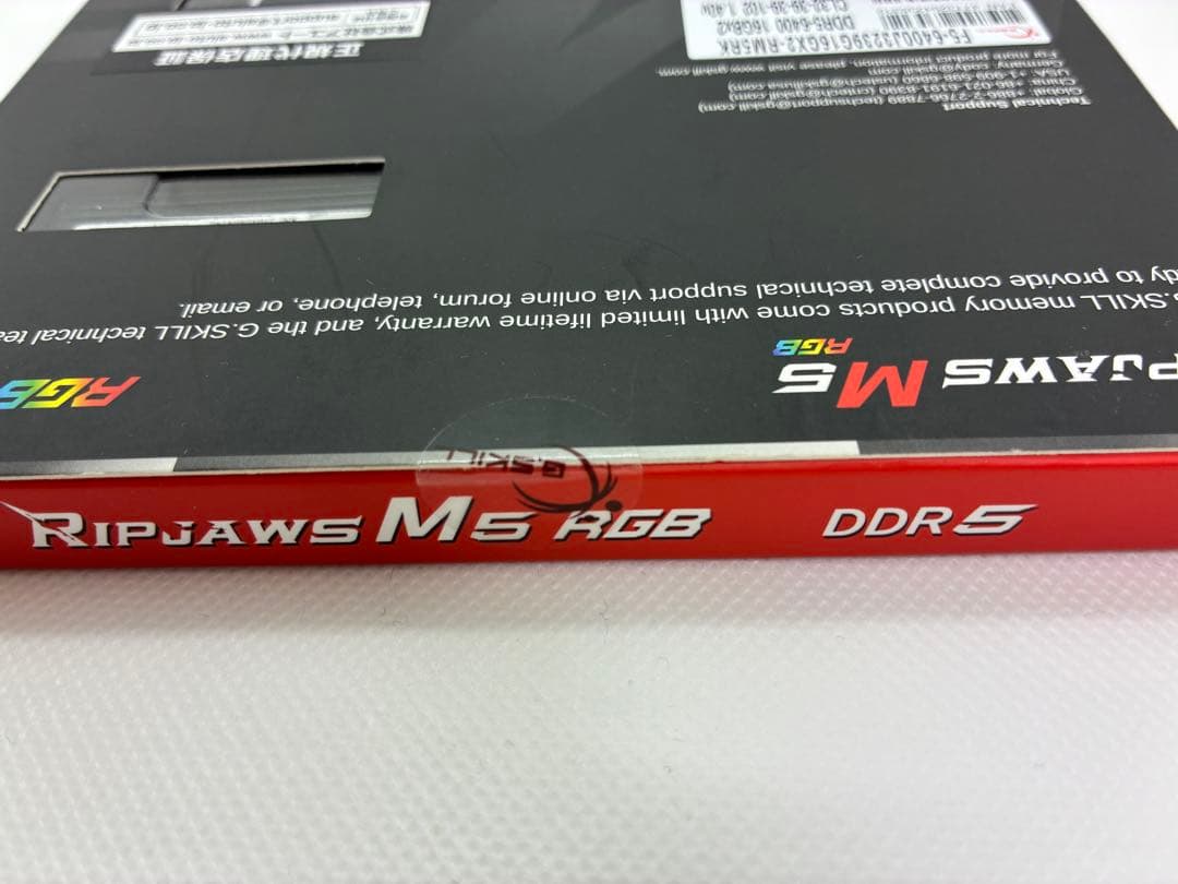メモリー G.SKILL Ripjaws M5 32GB DDR5-6400 CL32