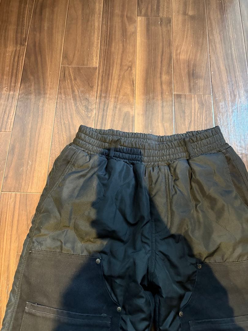 kraftworks パンツ　クラフトワークス　デニム　ダブルニー　ナイロン