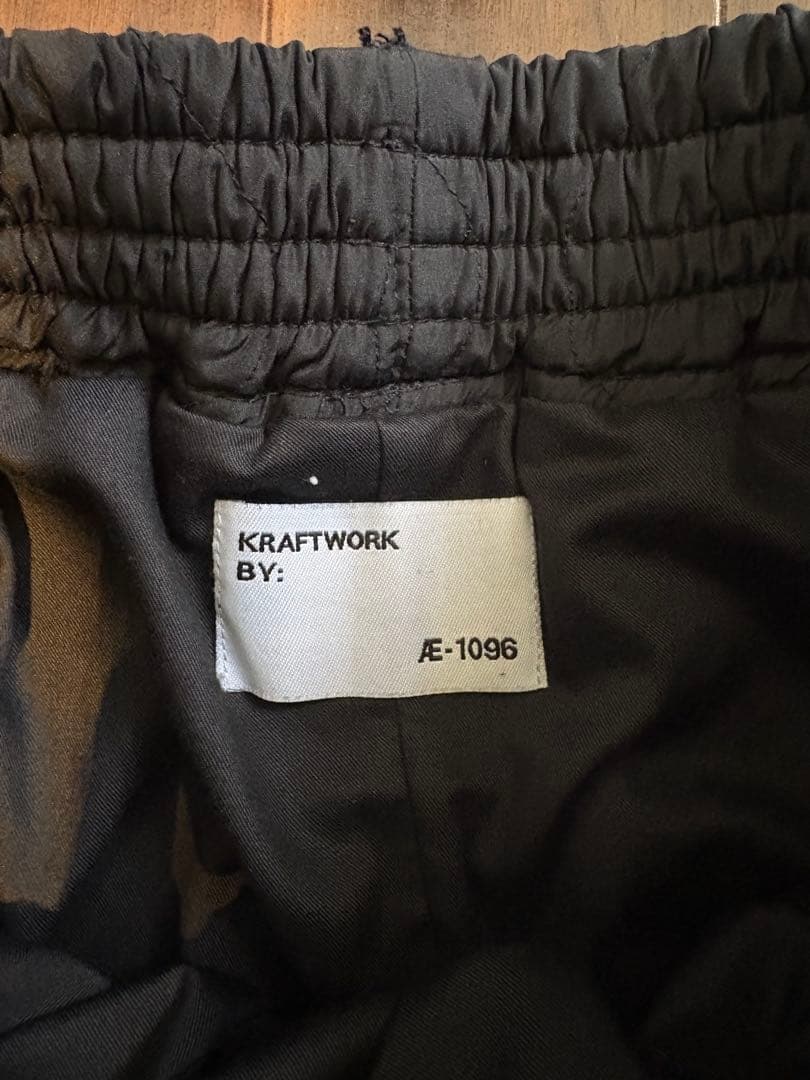 kraftworks パンツ　クラフトワークス　デニム　ダブルニー　ナイロン