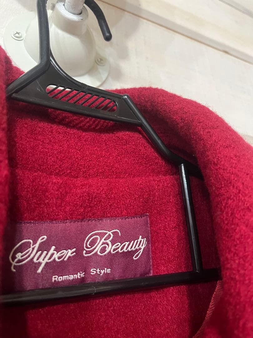 super beauty romantic style 赤　コート新品