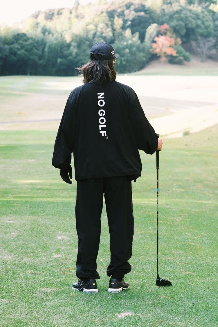 NO COFFEE × CLUBHAUS NO GOLFウィンドブレーカー