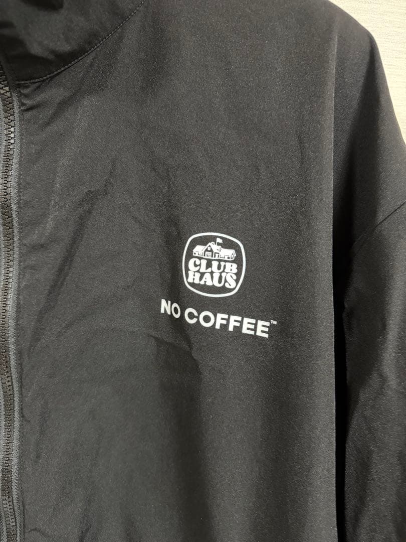 NO COFFEE × CLUBHAUS NO GOLFウィンドブレーカー