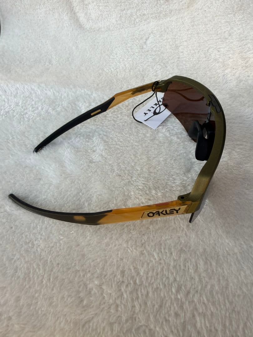 OAKLEY スポーツサングラス オリーブグリーン　ゴールド