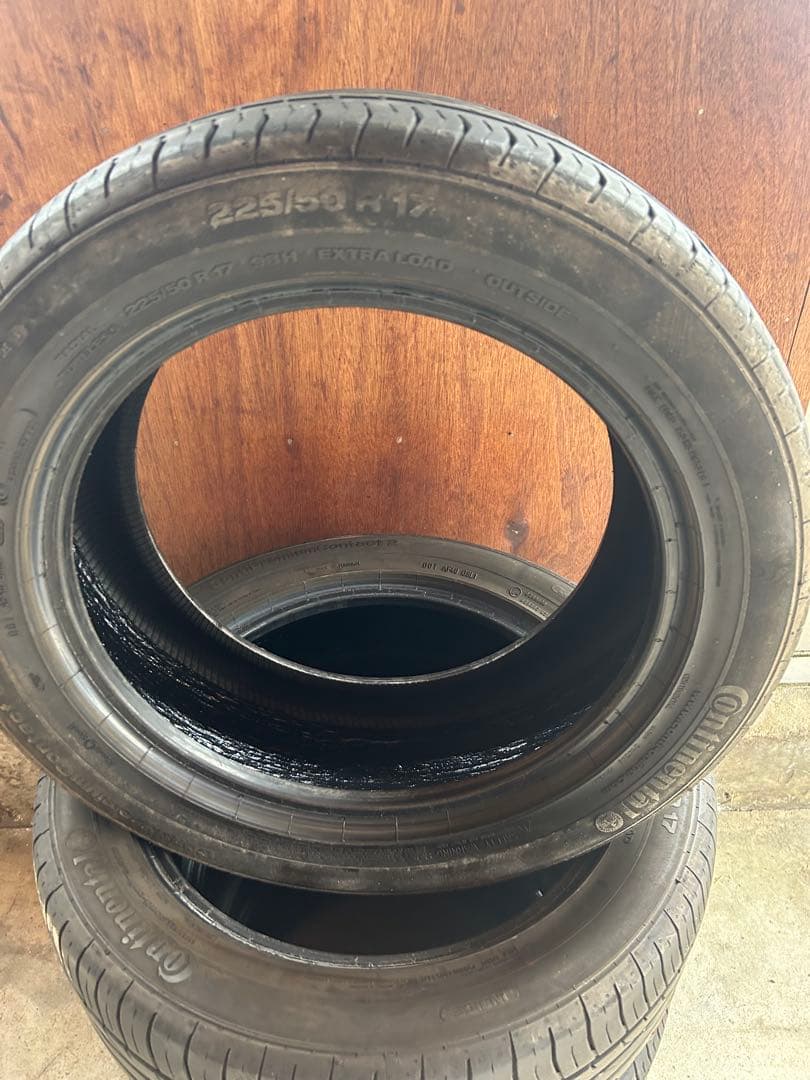 225/50R17コンチネンタル4本セット　レヴォーグ、ゴルフなど ②