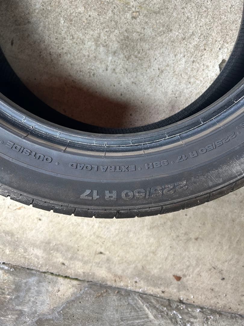 225/50R17コンチネンタル4本セット　レヴォーグ、ゴルフなど ②