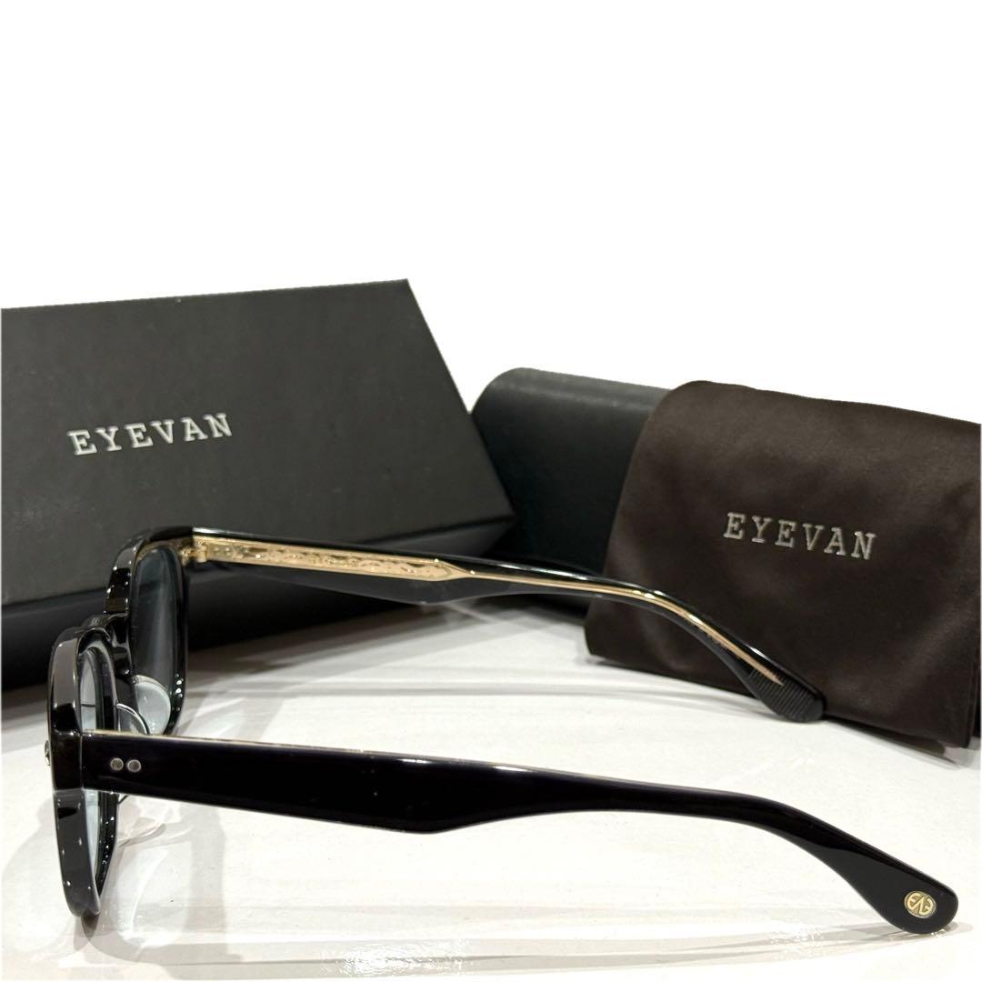 【極美品】正規品 EYEVAN WebbSUN PBK 49 ライトブルーレンズ
