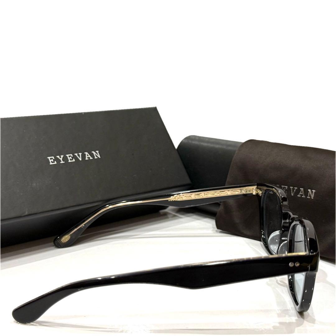 【極美品】正規品 EYEVAN WebbSUN PBK 49 ライトブルーレンズ