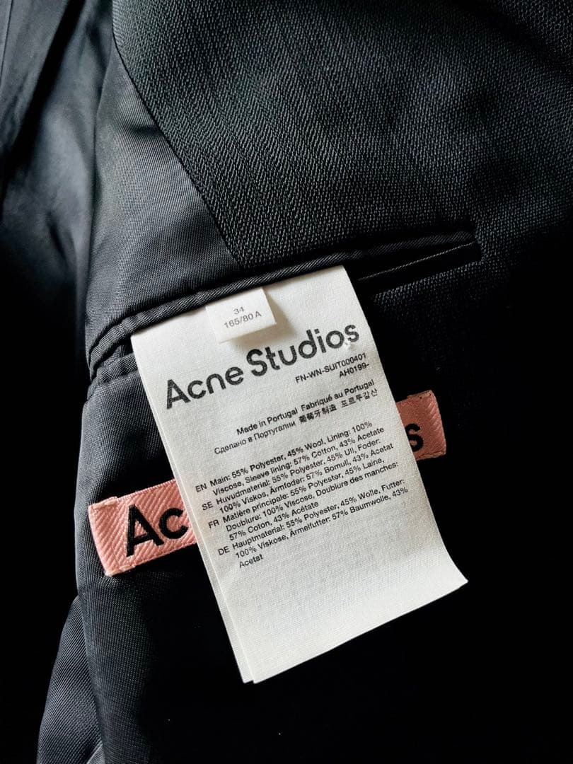ACNE STUDIOS オーバーサイズ ブレザー ジャケット 34 アクネ