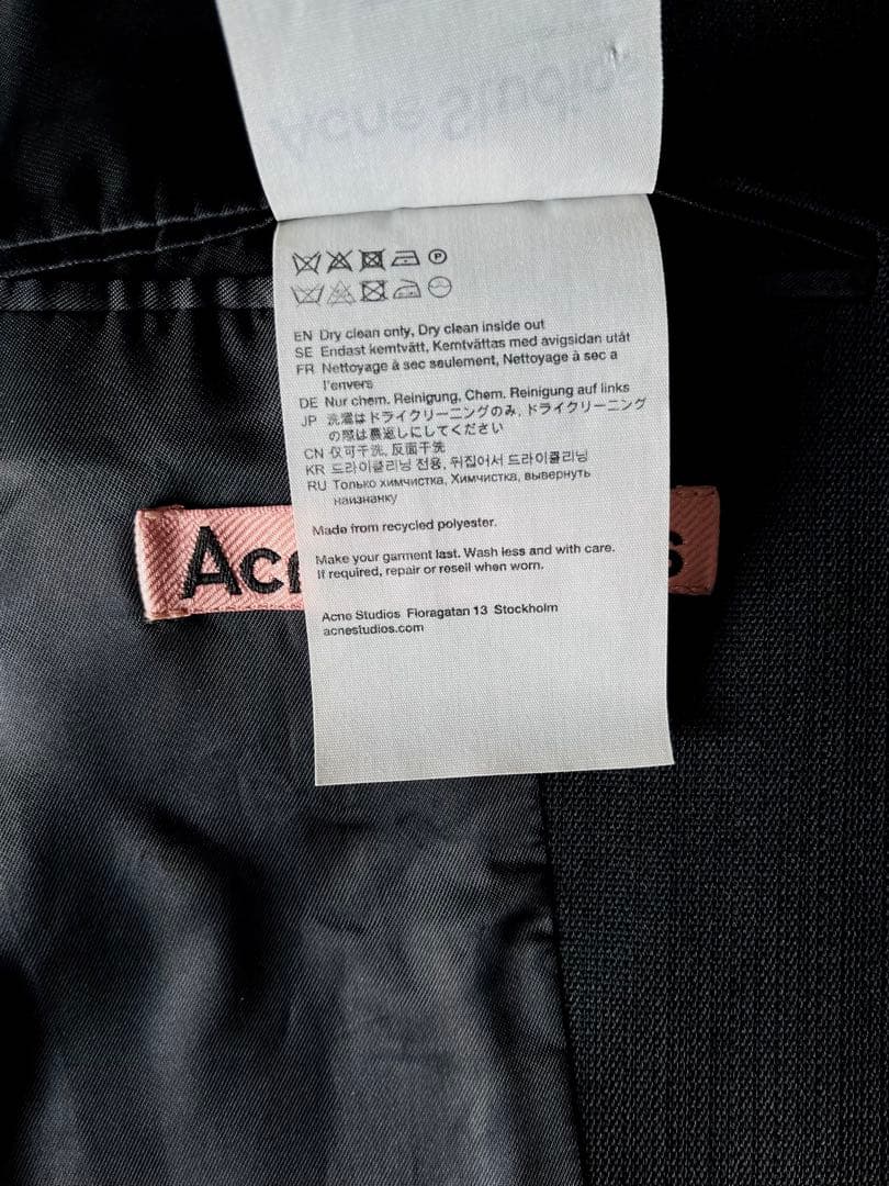 ACNE STUDIOS オーバーサイズ ブレザー ジャケット 34 アクネ