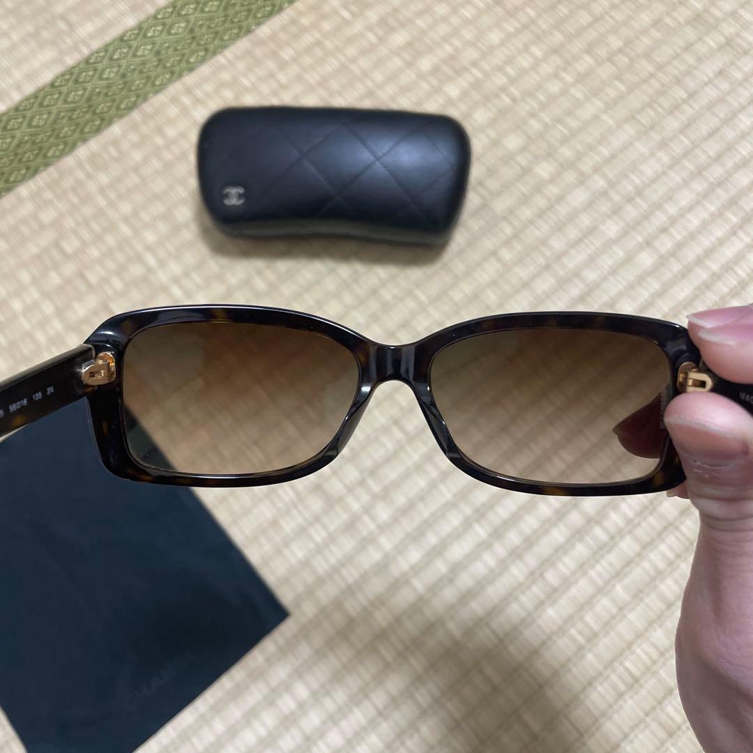 CHANEL　サングラス　サイドココ　ココマーク　ブラウン