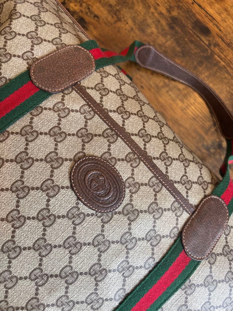 グッチ GUCCI ボストンバッグ オールドグッチボストンブラウン