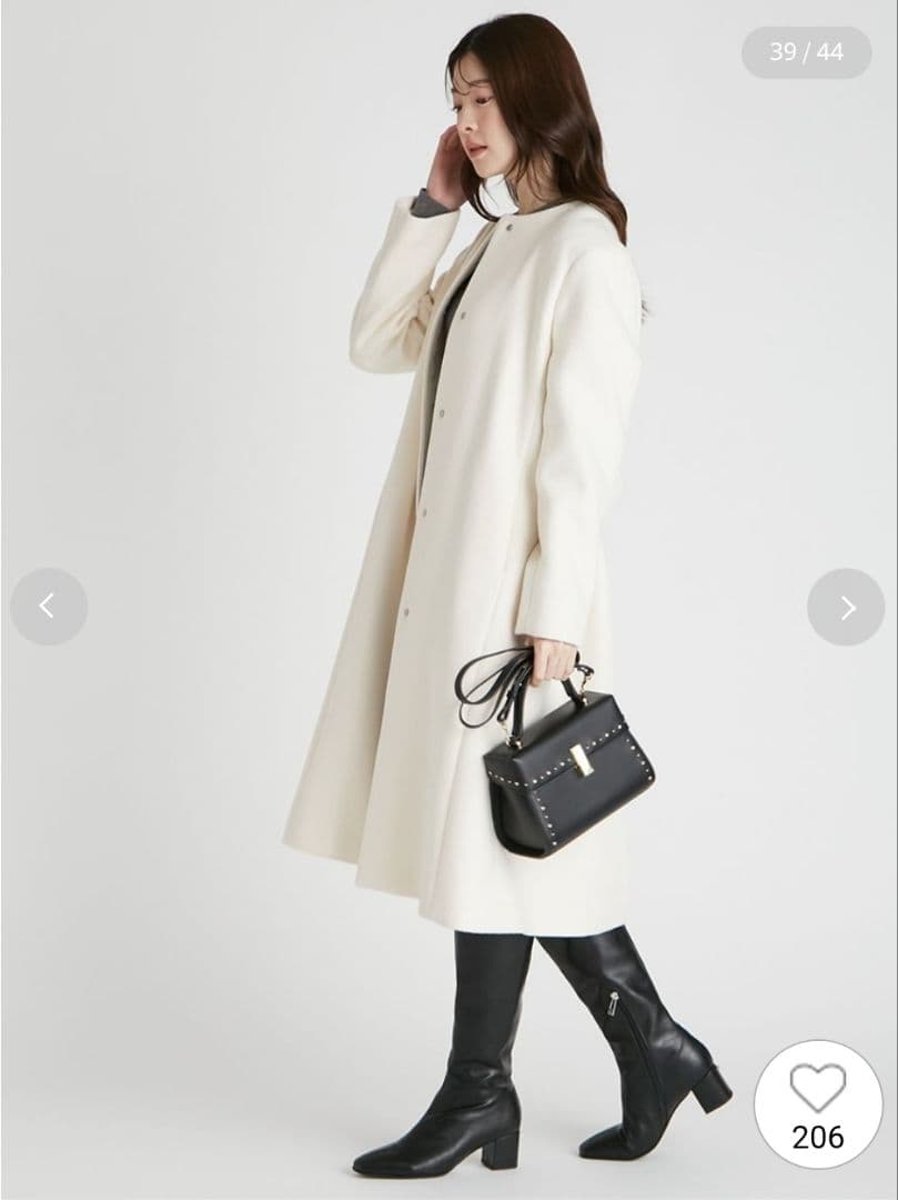 CELFORD セルフォード ノーカラーコート