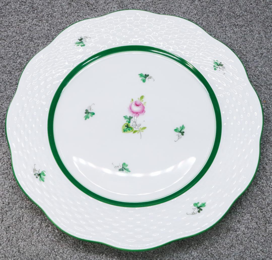 美品 ヘレンド プレート ピンクローズ Herend