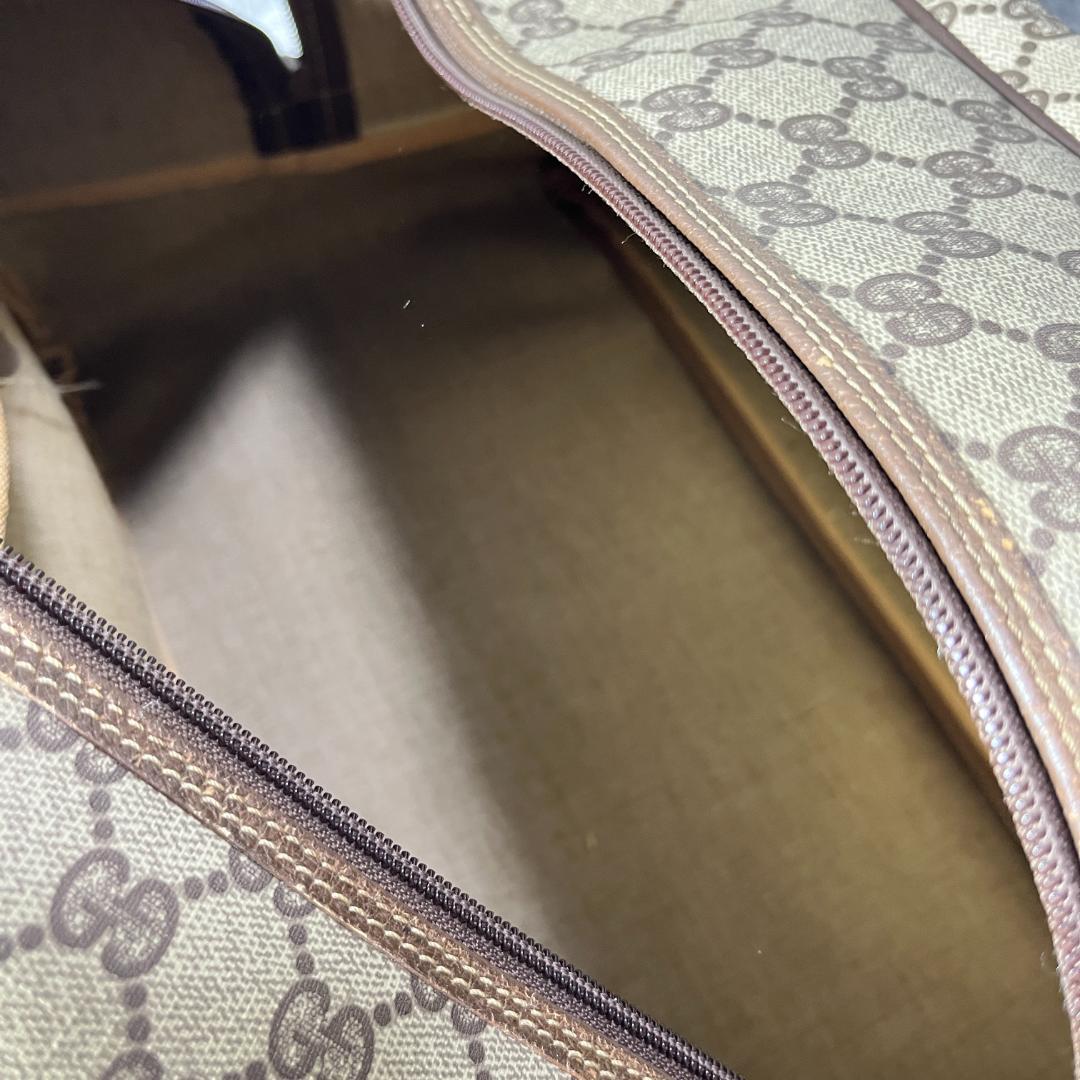 fumi　GUCCI　シェリーライン　ボストンバッグ　総柄　GG柄