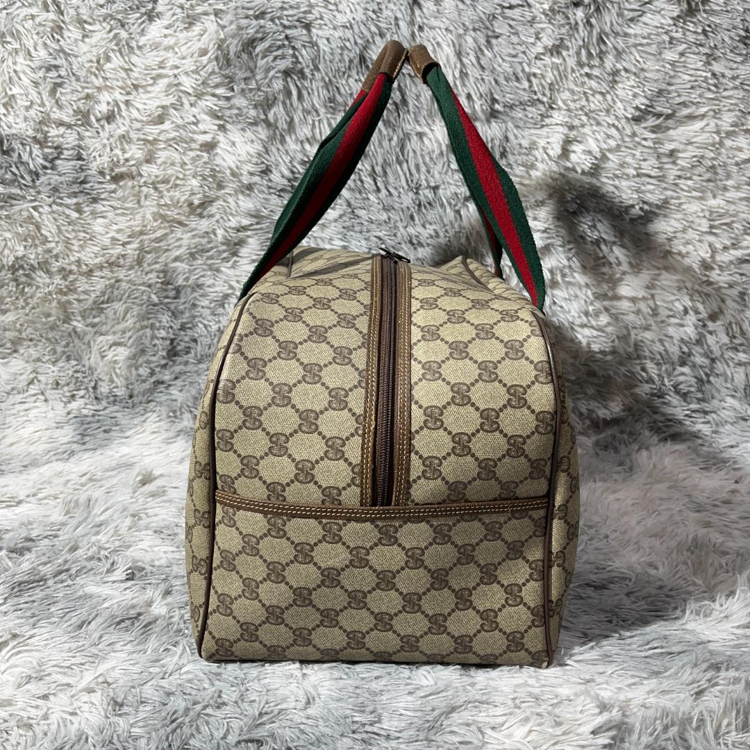 fumi　GUCCI　シェリーライン　ボストンバッグ　総柄　GG柄