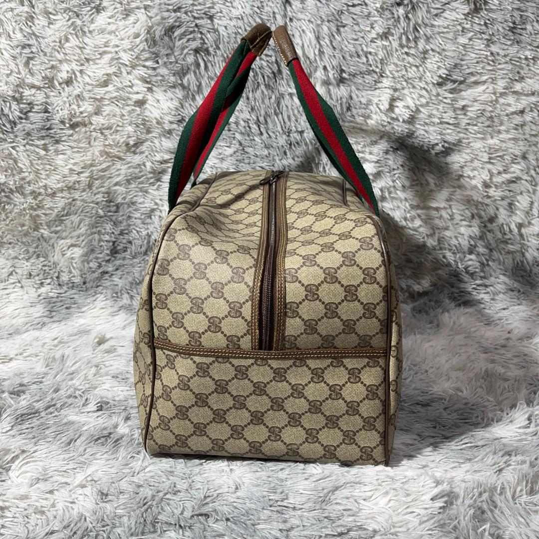 fumi　GUCCI　シェリーライン　ボストンバッグ　総柄　GG柄