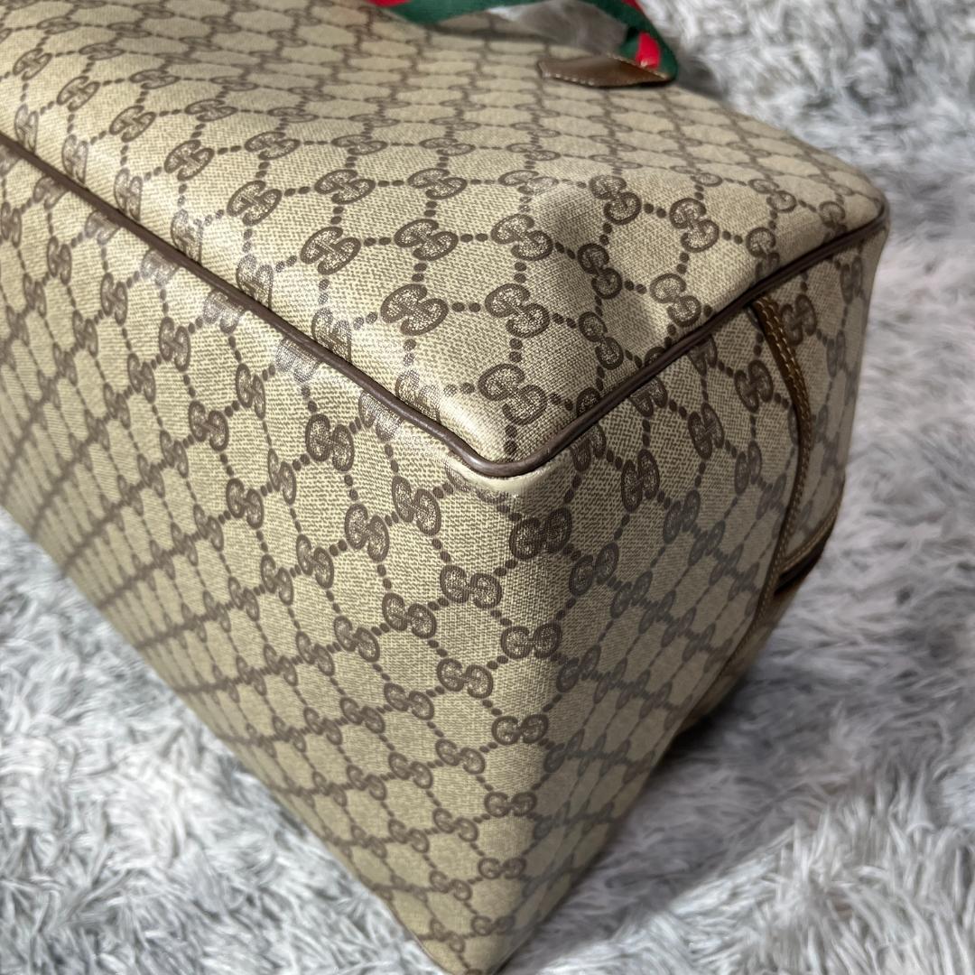 fumi　GUCCI　シェリーライン　ボストンバッグ　総柄　GG柄
