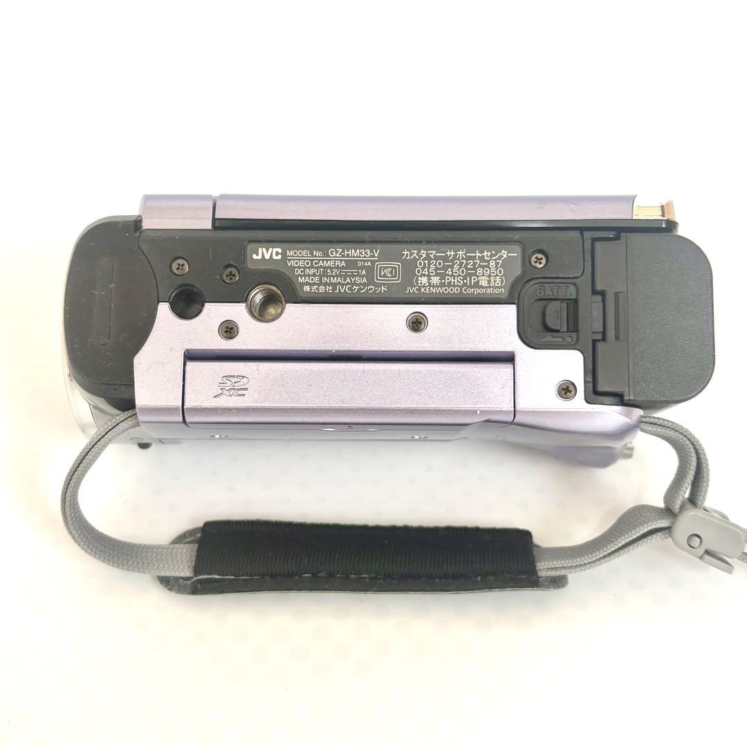 【極美品】JVC Everio GZ-HM33-V フルHD 40倍ズーム