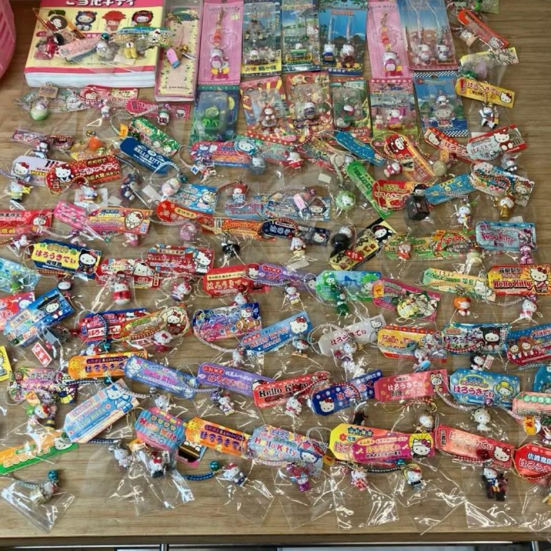 ご当地キティ ハローキティ ストラップ 152個セット まとめて まとめ売り