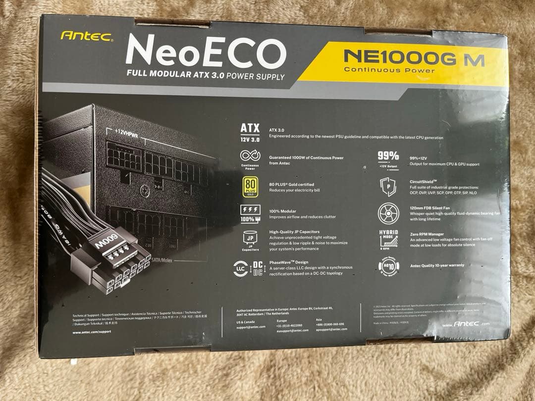【新品未開封】Antec NE1000G M 1000W 80PLUS GOLD