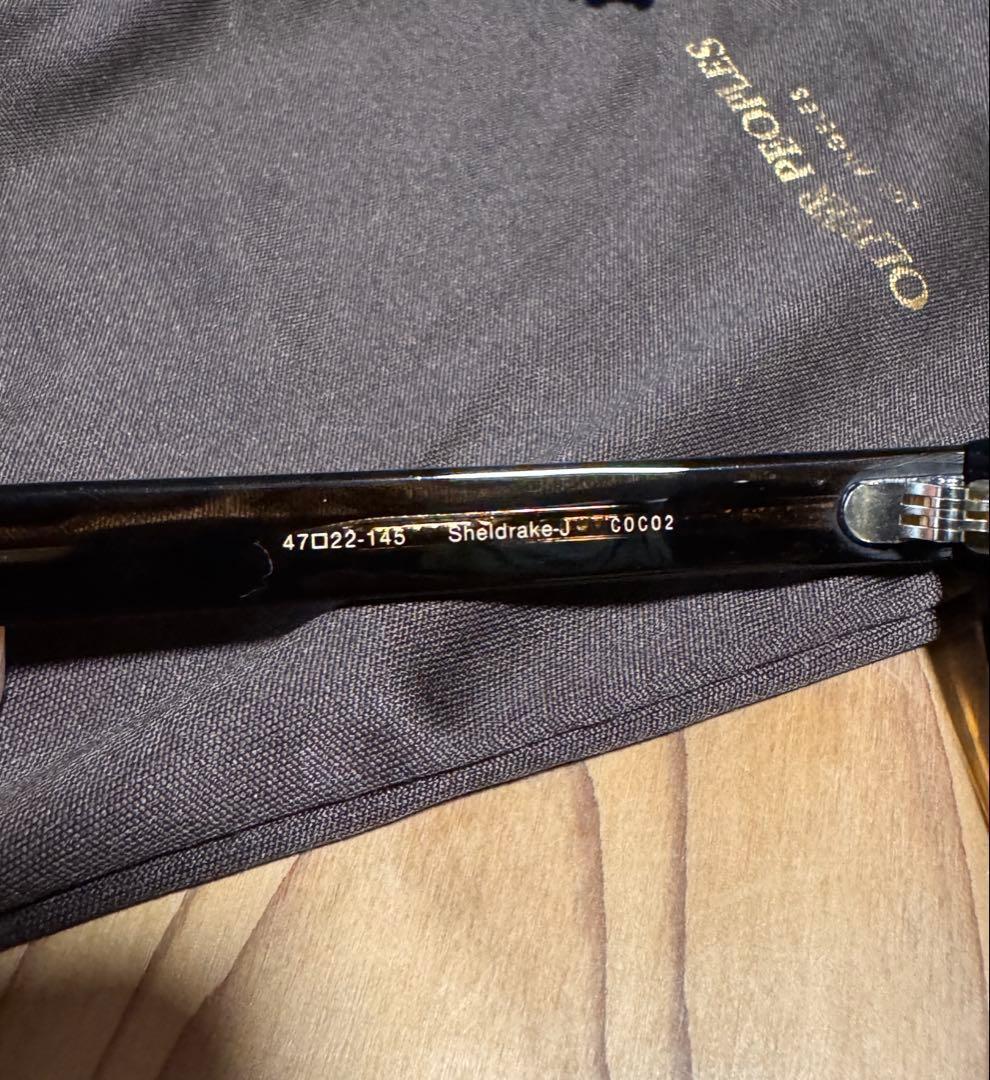 【日本製】OLIVER PEOPLES Sheldrake-J COCO2 47